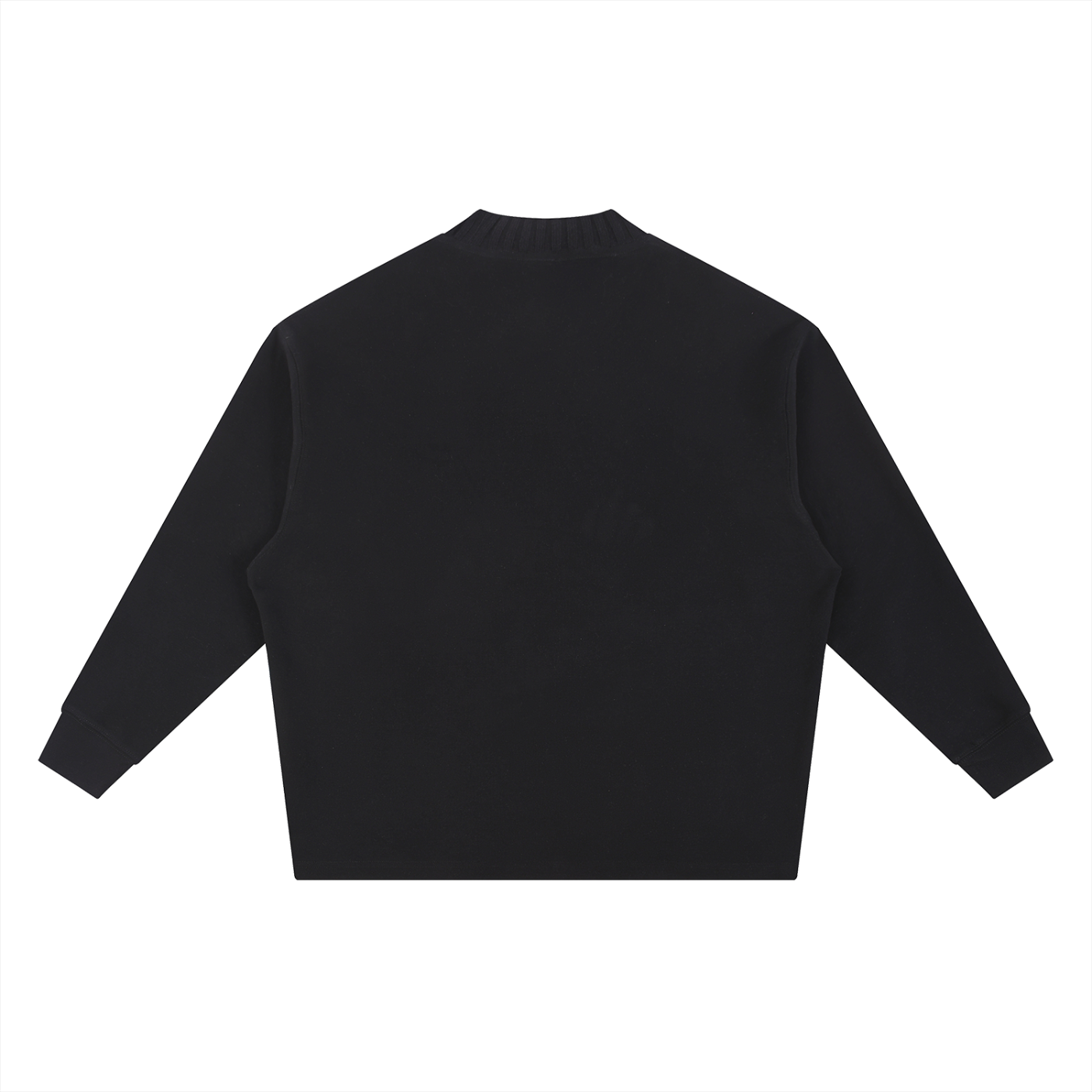 HESREAL Knitted Round Neck Oversize Sweatshirt