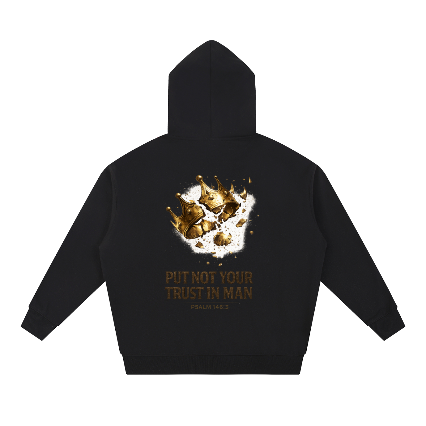 HESREAL "trust in man" Heavyweight Hoodie