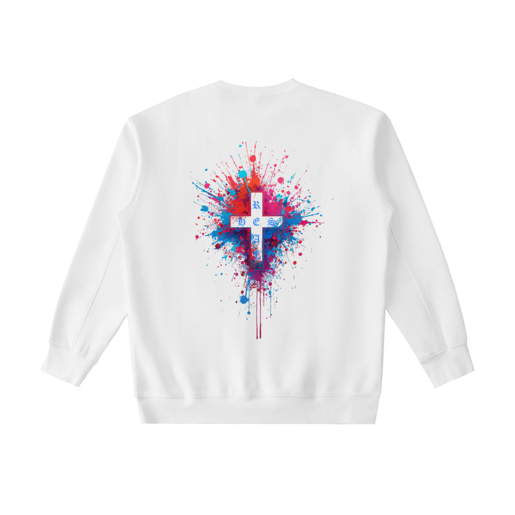 HESREAL "OE Color Blast" Heavyweight Crewneck Sweatshirt
