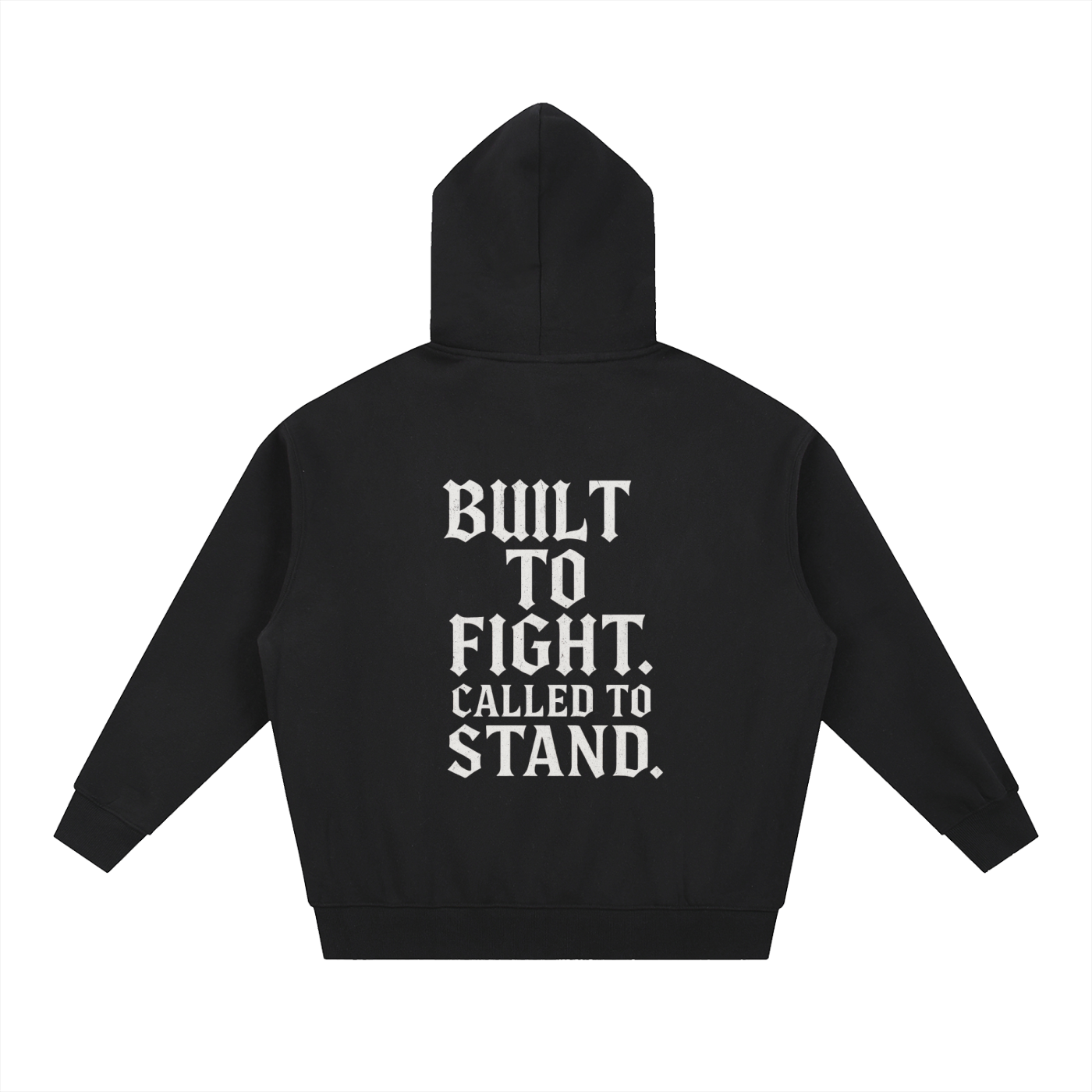 "HES REAL" Oversized Fleece Boxy Hoodie