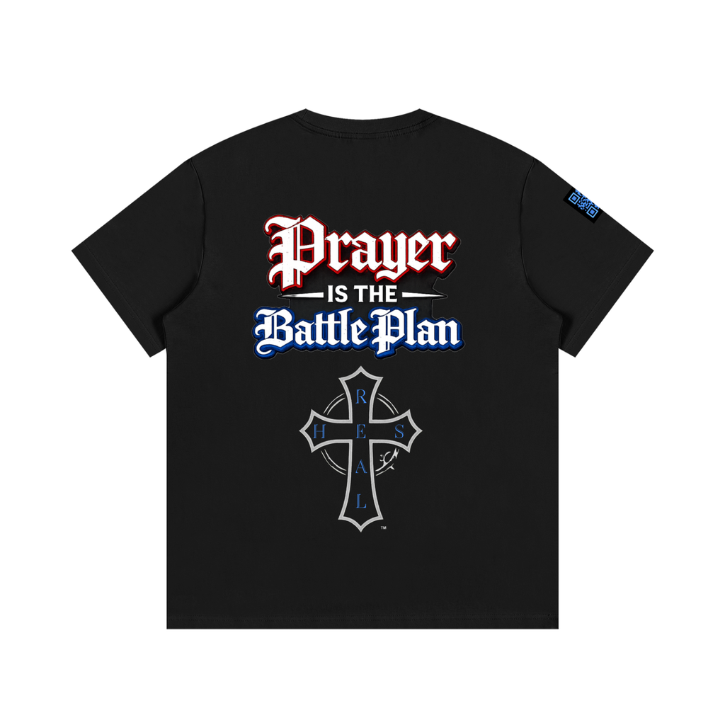 HES REAL "Battle Plan" Cotton T-Shirt