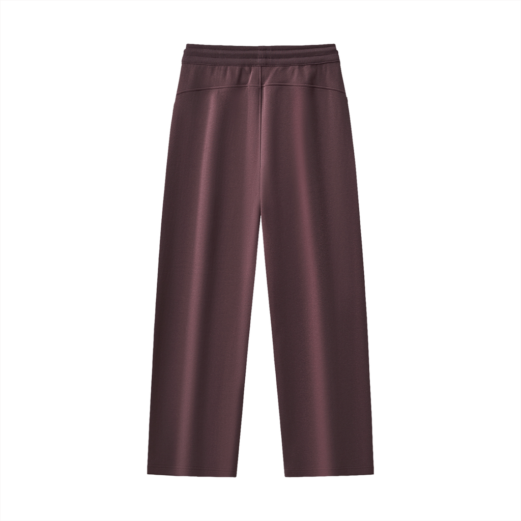 HES REAL/HER Vertical Design Drawstring Straight-Leg Sweatpants
