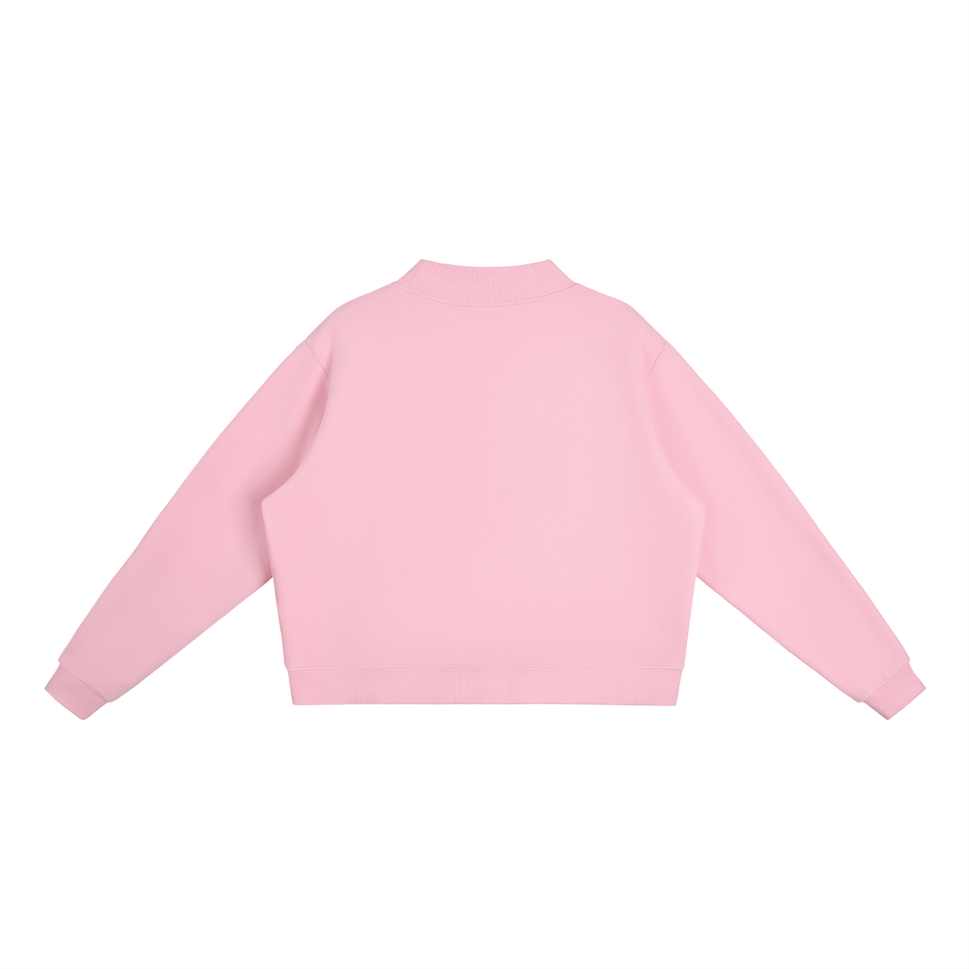 HESREAL/HER "Blessed" Fleece Mock-Neck Crew Sweatshirt