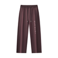 HES REAL/HER Vertical Design Drawstring Straight-Leg Sweatpants