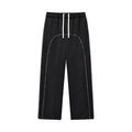 HES REAL Contrast-Stitched Fleece Sweatpants