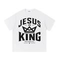 HES REAL "Jesus is King" Cotton T-Shirt