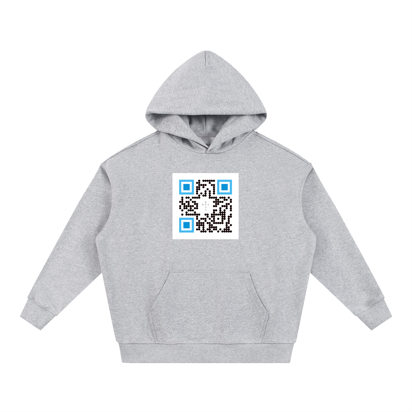 HE REAL QR CODE Heavyweight Hoodie