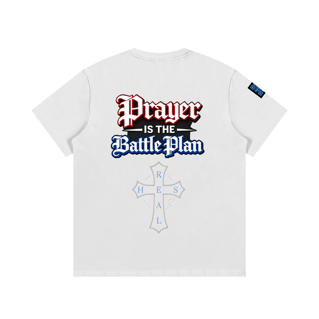HES REAL "Battle Plan" Cotton T-Shirt