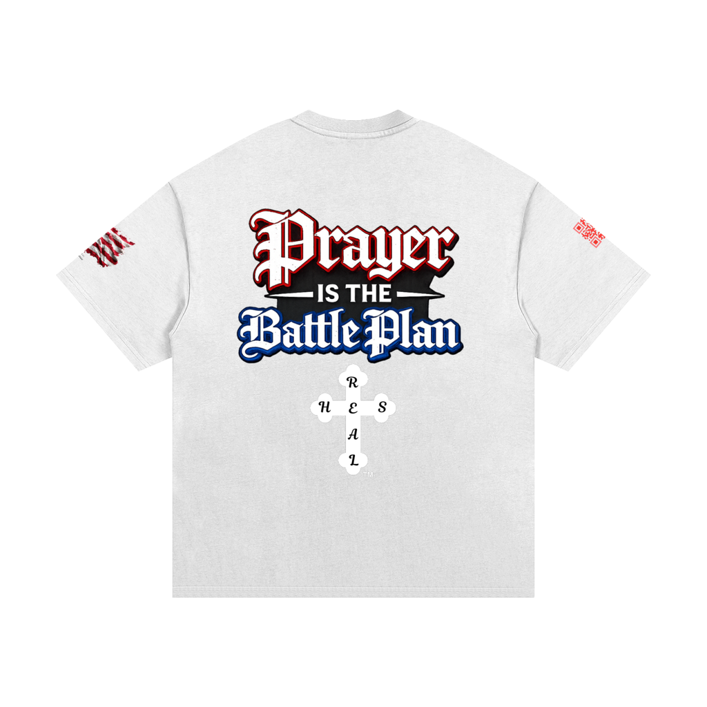 HESREAL "BattlePlan" Heavyweight Cotton T-Shirt