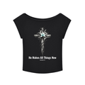 HES REAL/HER  Wide Neck Baby T-shirt