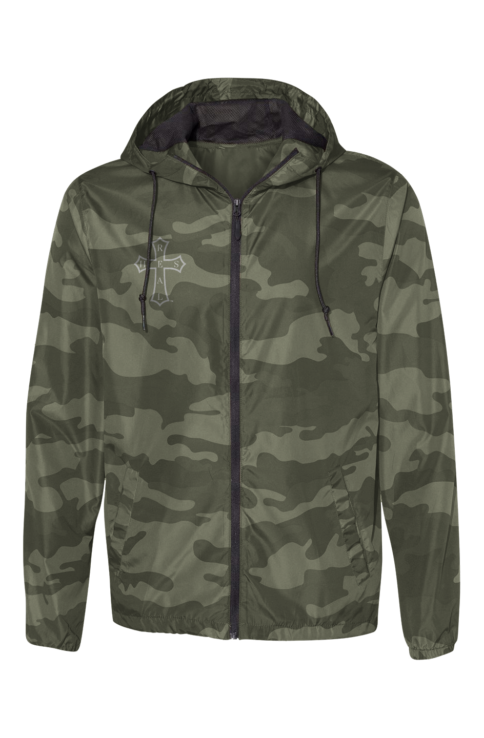 HESREAL Forest Camo Windbreaker
