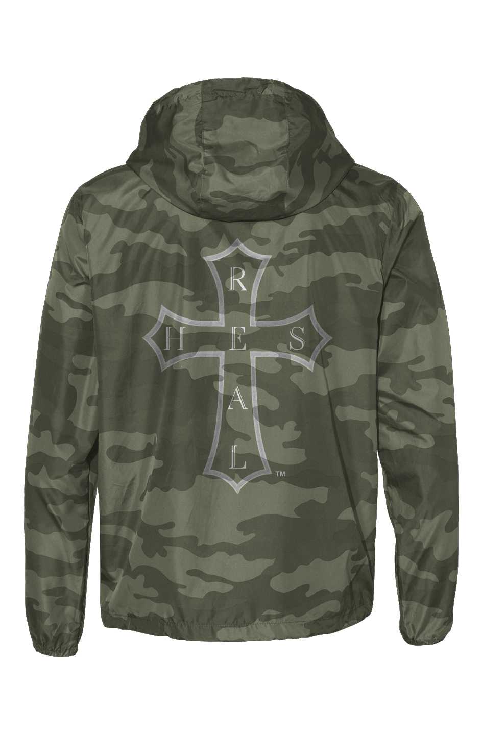 HESREAL Forest Camo Windbreaker