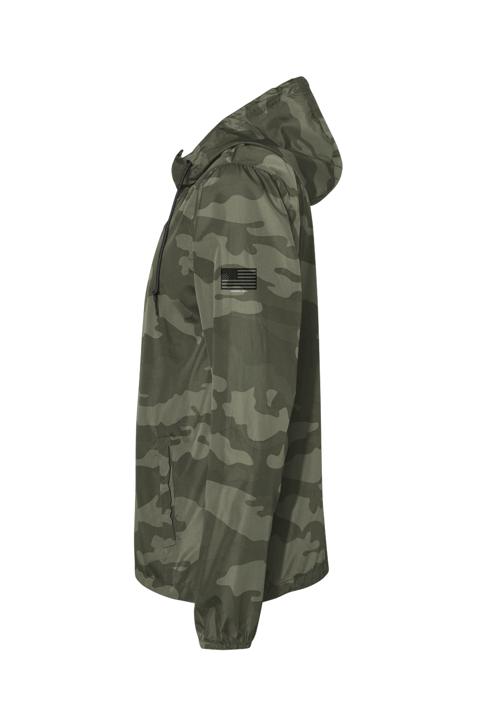 HESREAL Forest Camo Windbreaker