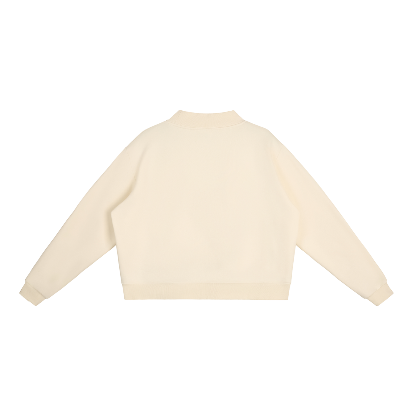 HES REAL/HER "Blessed" Fleece Mock-Neck Crew Sweatshirt
