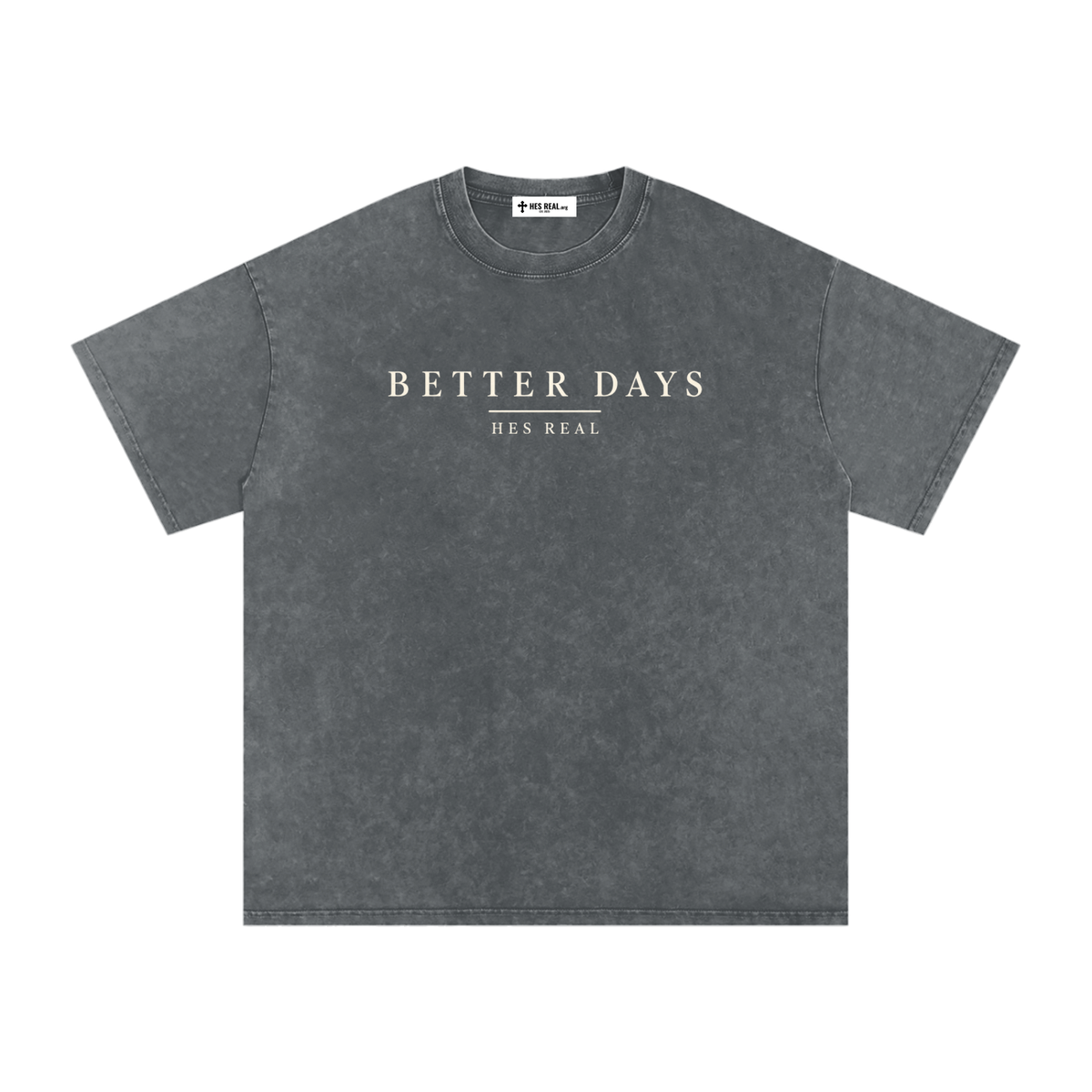Better Days™ Snow Wash Oversized Tee