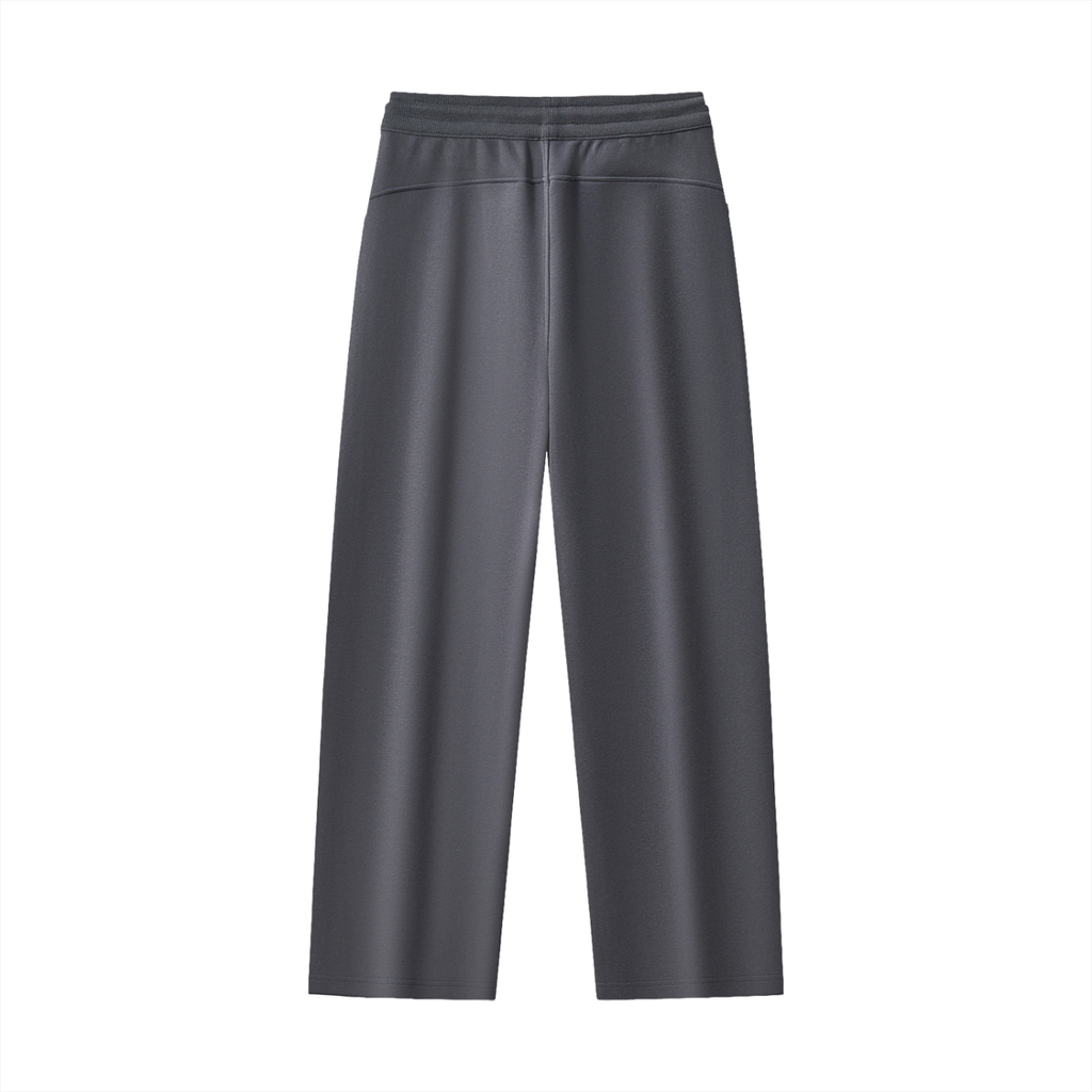 HES REAL/HER Vertical Design Drawstring Straight-Leg Sweatpants