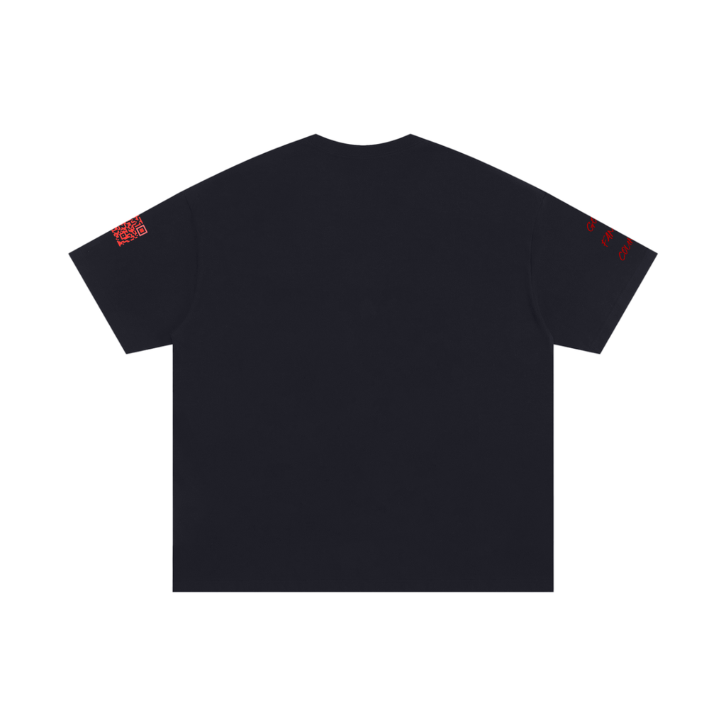 HES REAL "God & Country" Oversized Cotton T-Shirt