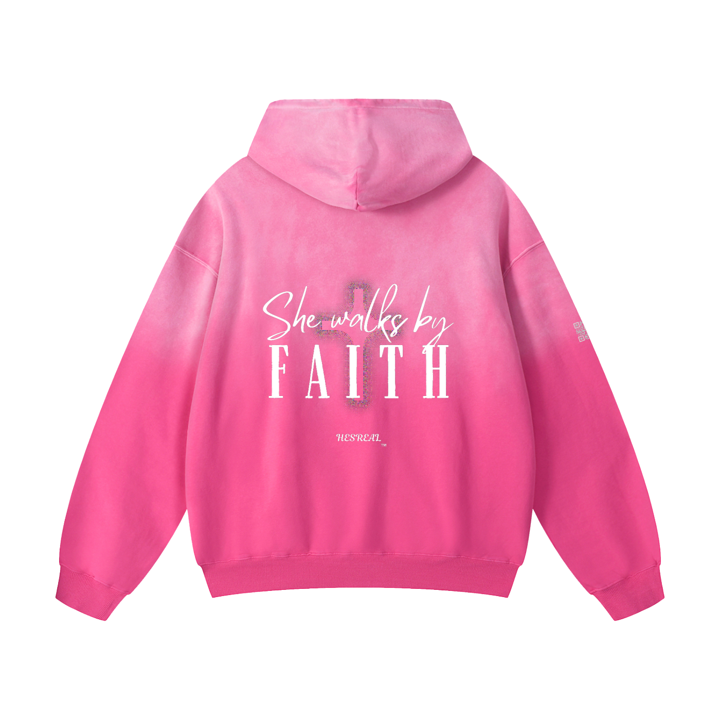 HES REAL/HER Heavyweight Sunfade Oversized Hoodie
