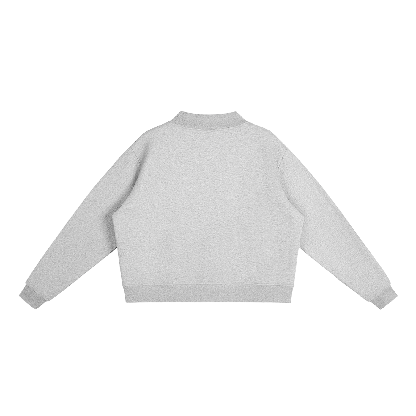 HES REAL/HER "Blessed" Fleece Mock-Neck Crew Sweatshirt