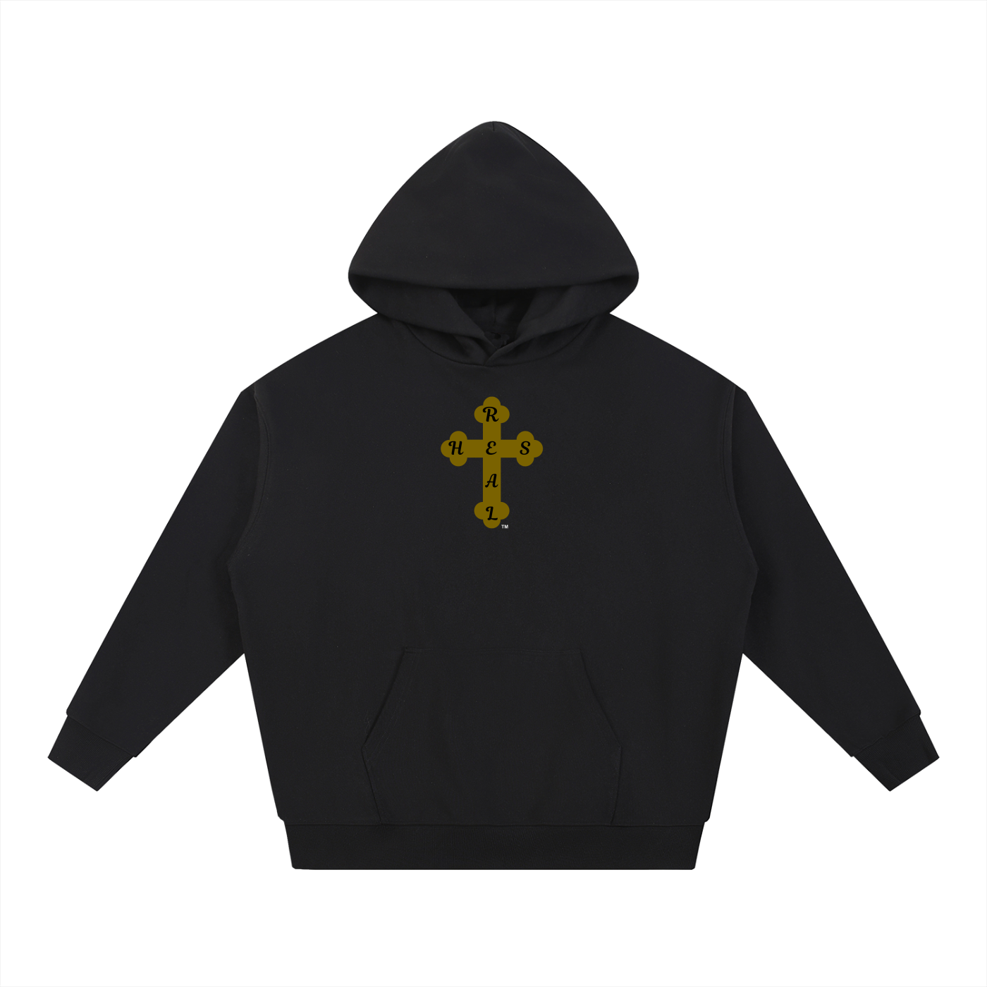 HESREAL "trust in man" Heavyweight Hoodie