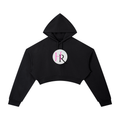 HESREAL Minimalist Logo Cropped Hoodie