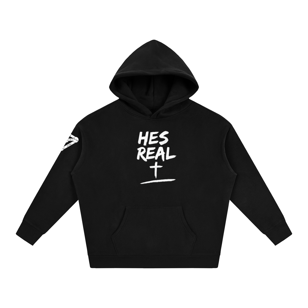 HES REAL Oversize Fleeced Hoodie