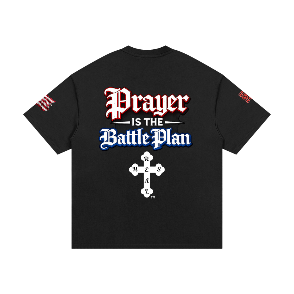 HESREAL "BattlePlan" Heavyweight Cotton T-Shirt