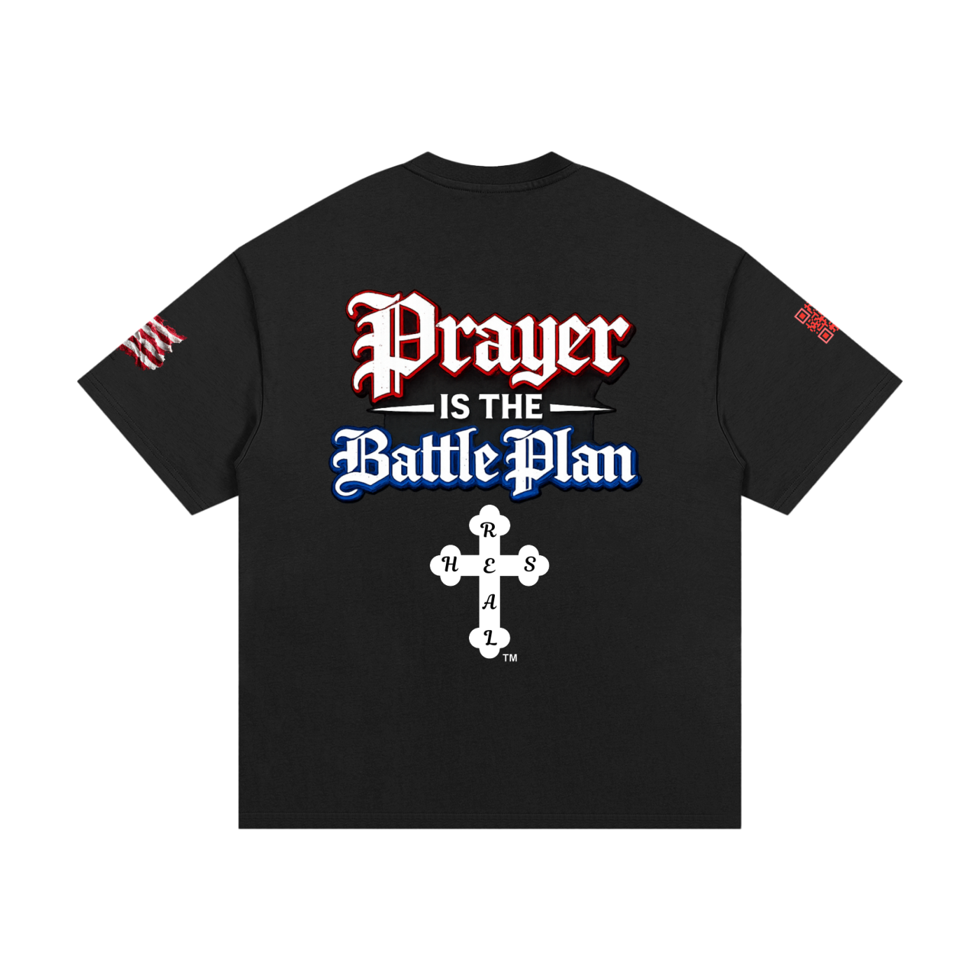 HESREAL "BattlePlan" Heavyweight Cotton T-Shirt