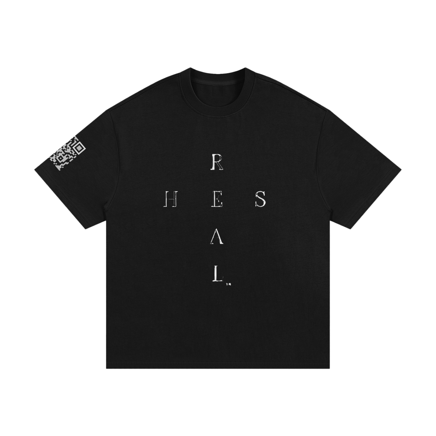 HES REAL  Heavyweight Cotton T-Shirt